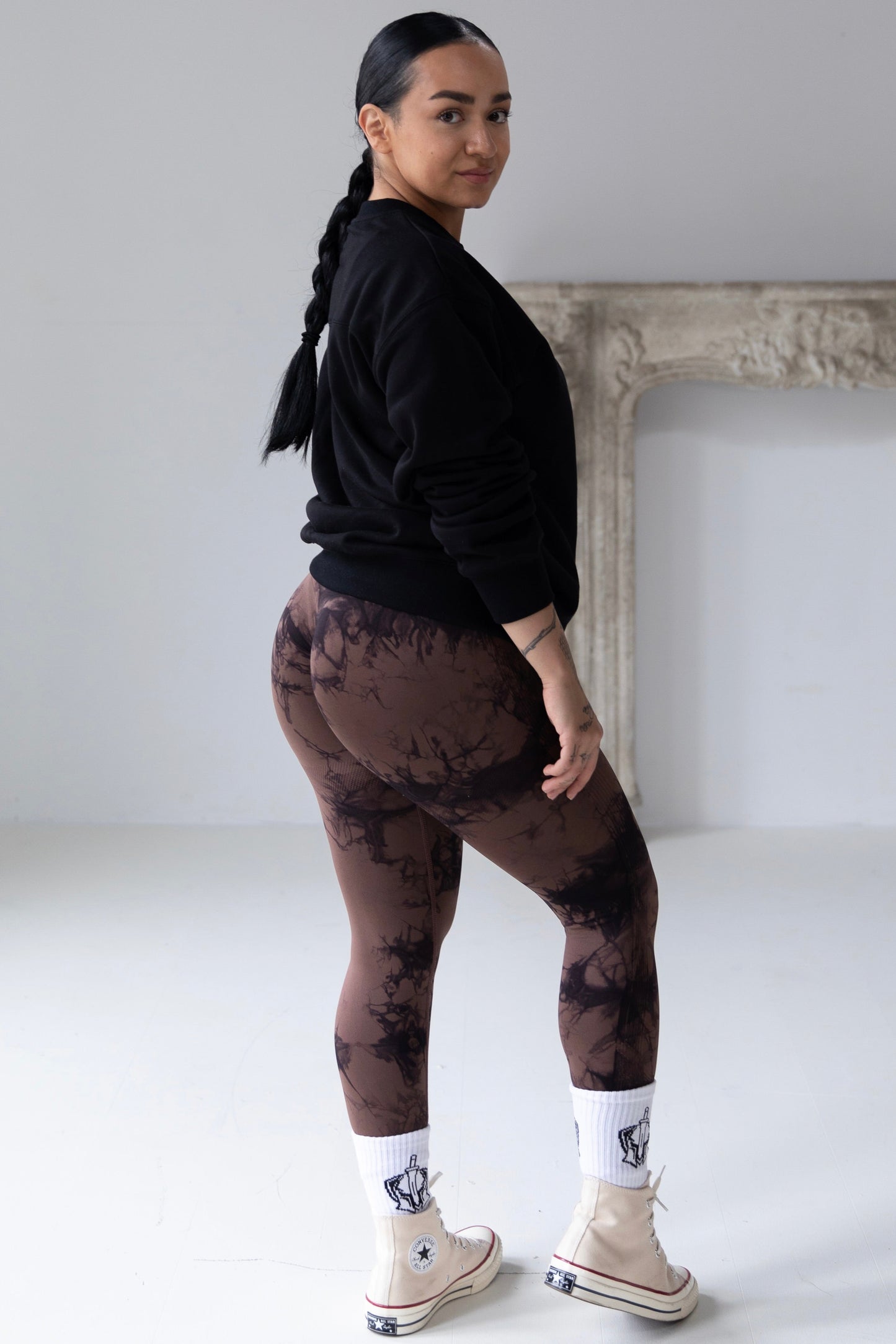 Tie-dye Badge Legging