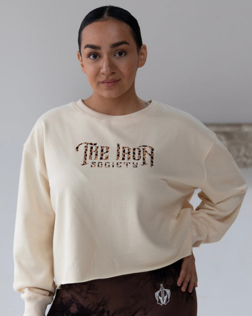 Womens TIS Cropped Crewneck