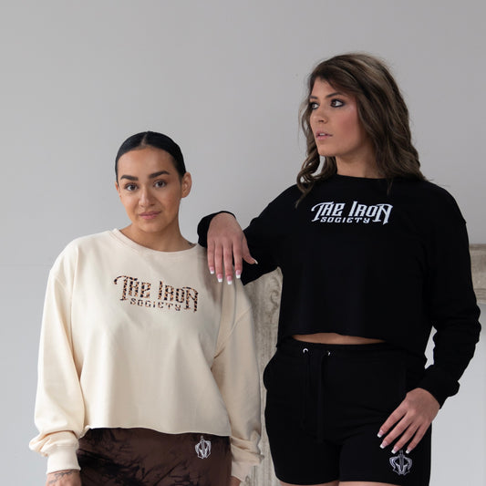 Womens TIS Cropped Crewneck