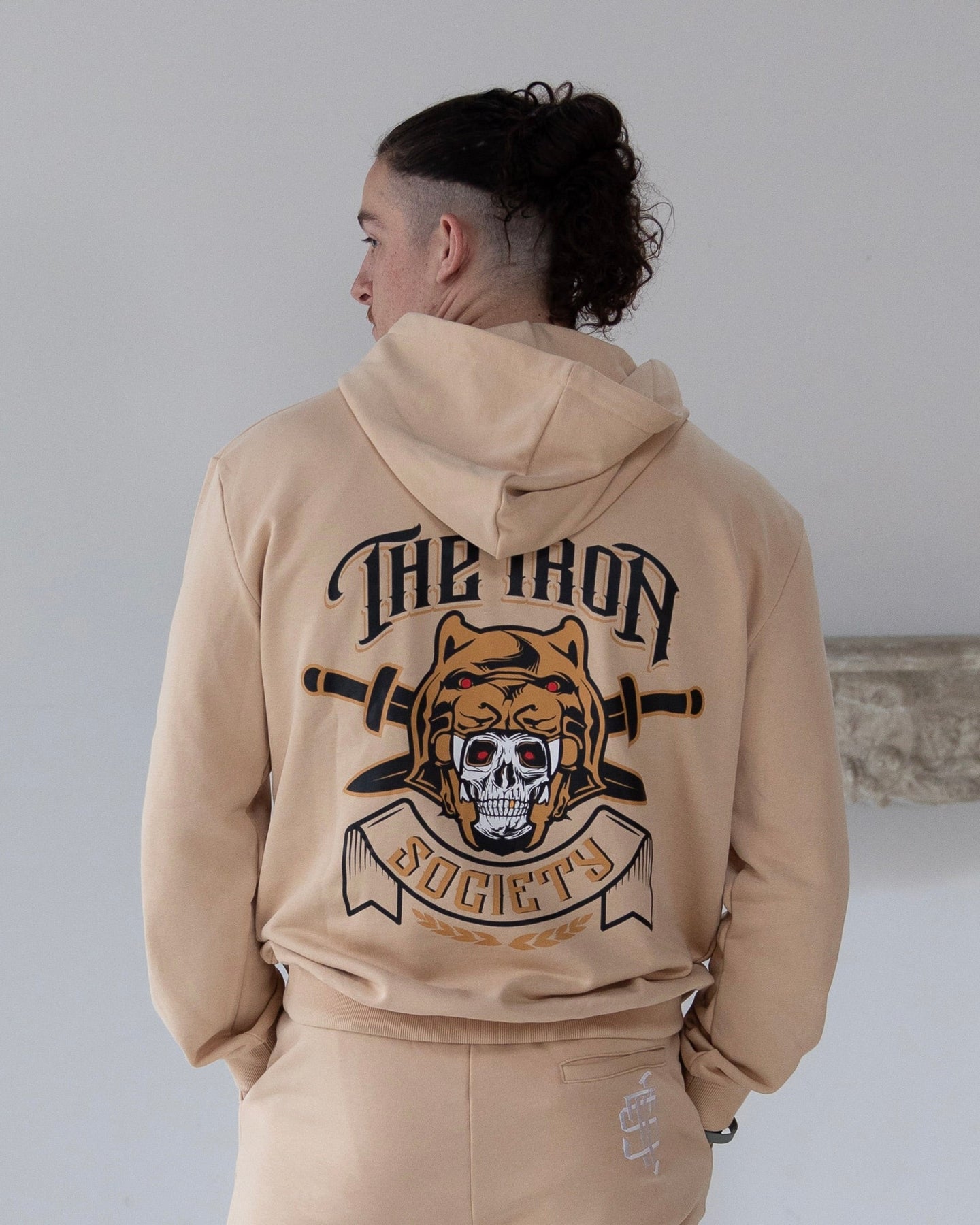 Cream Gladiator Hoodie