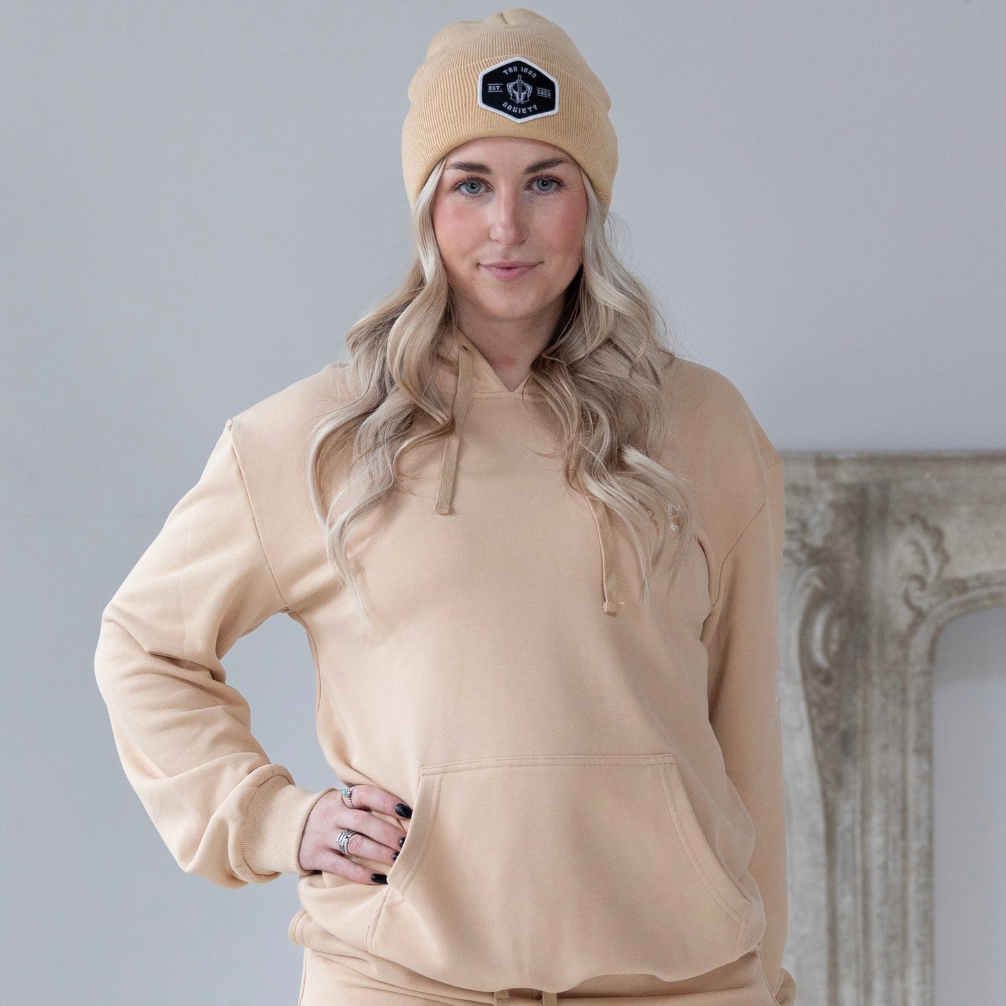 Cream Gladiator Hoodie