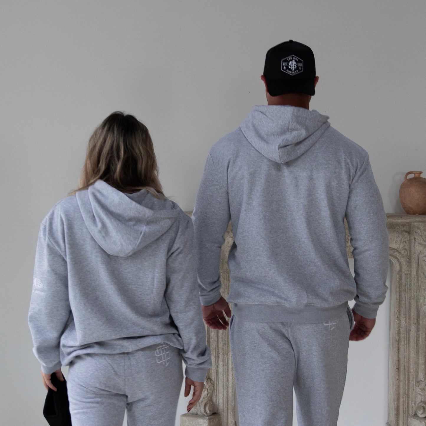 Gray TIS Logo Hoodie