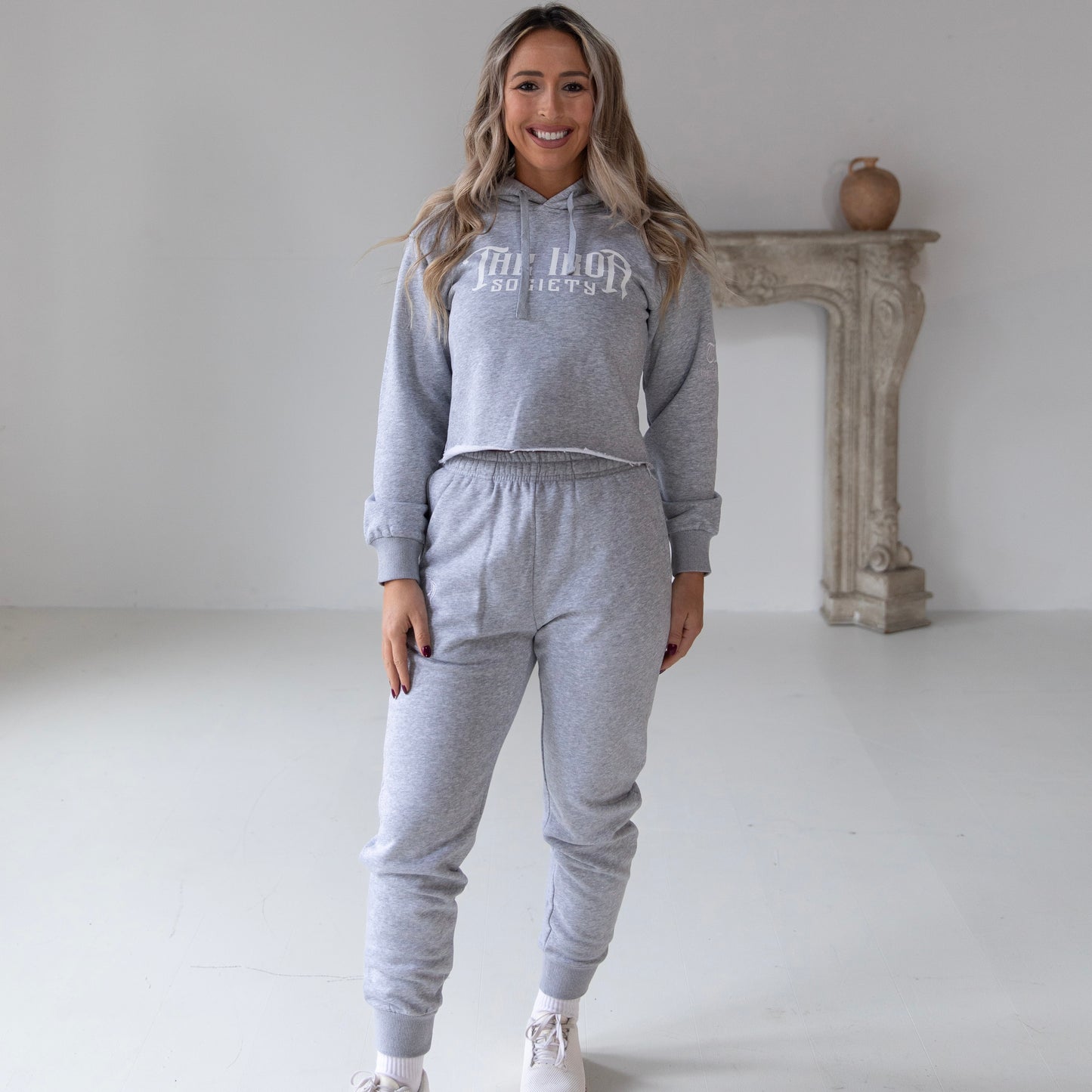 Gray Badge Jogger