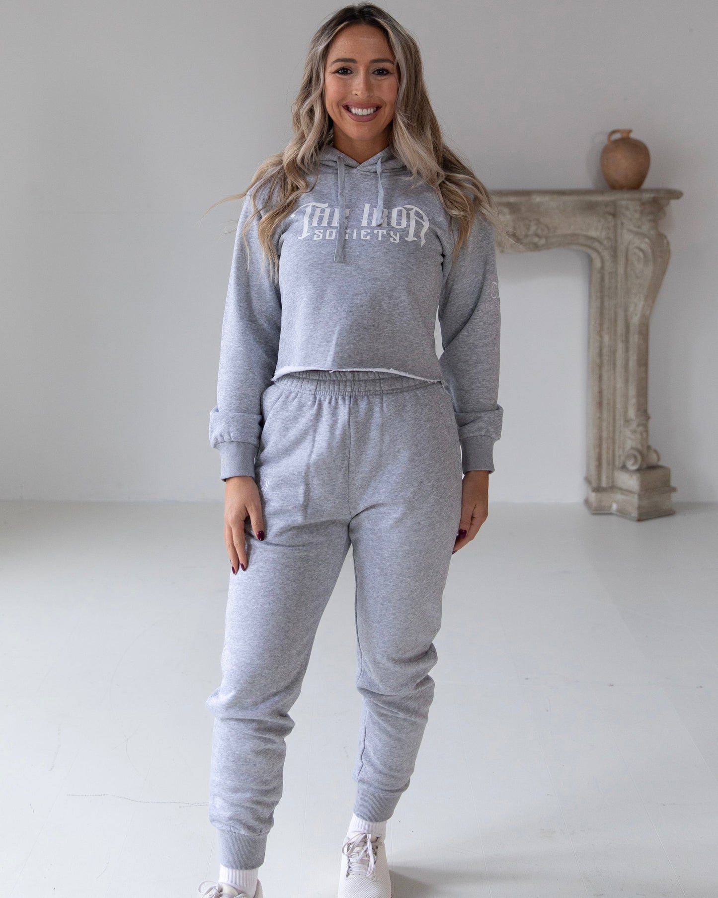 Gray Badge Jogger