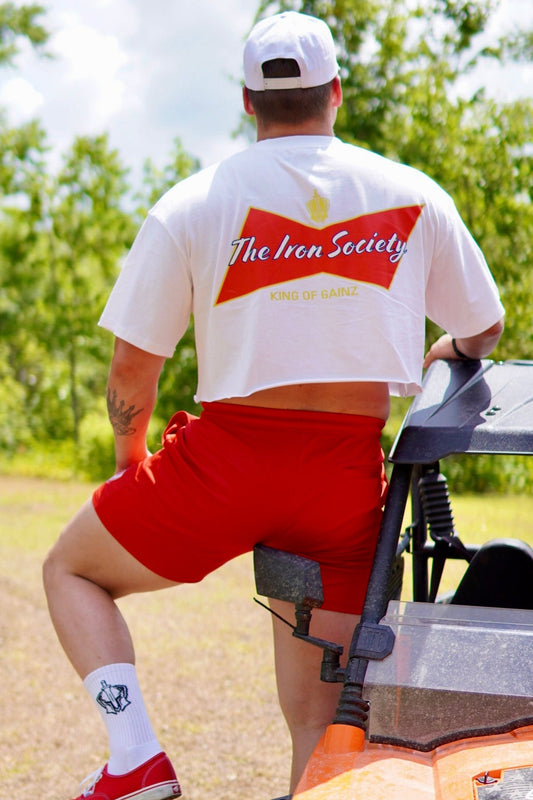 Oversized King Of Gainz Tee Cropped Tee