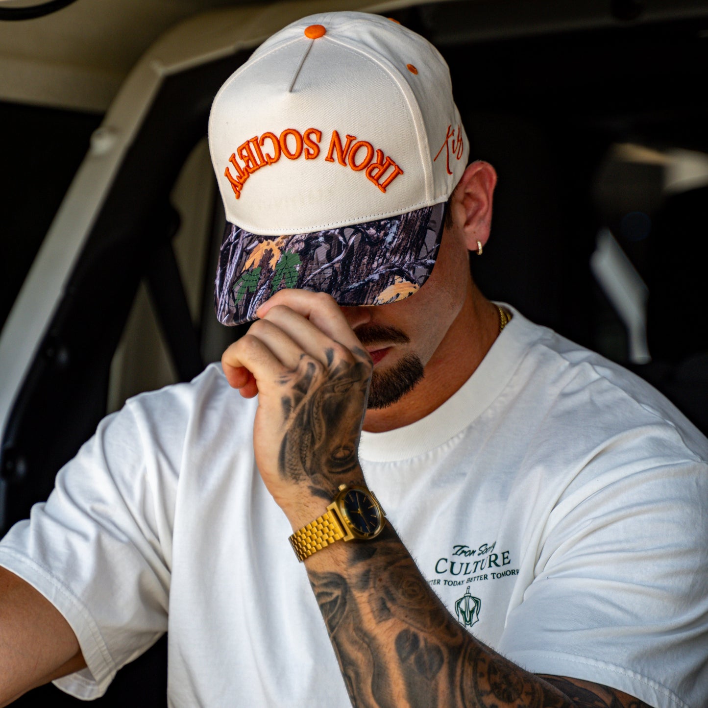 Iron Society 5 Panel Hat (Upside Down)