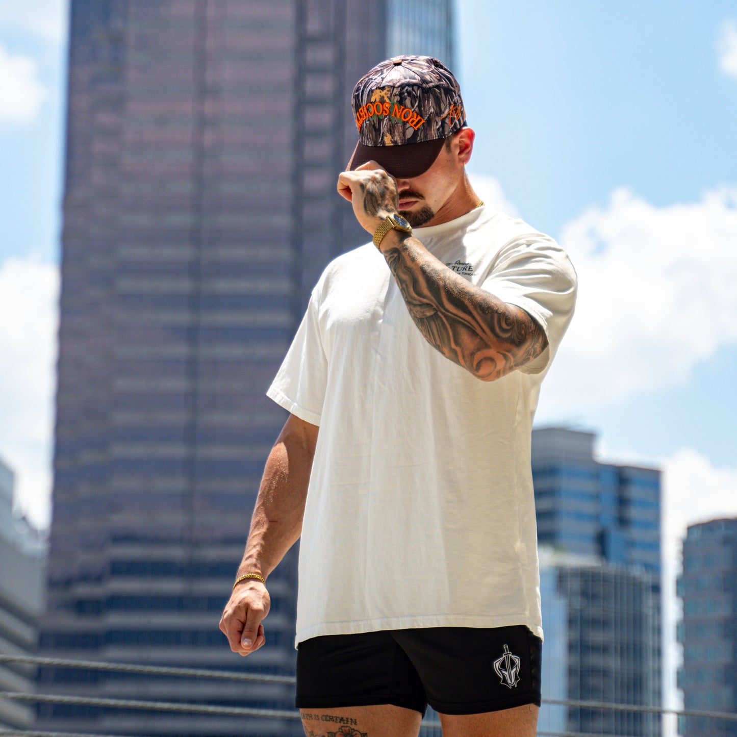 Iron Society 5 Panel Hat (Upside Down)