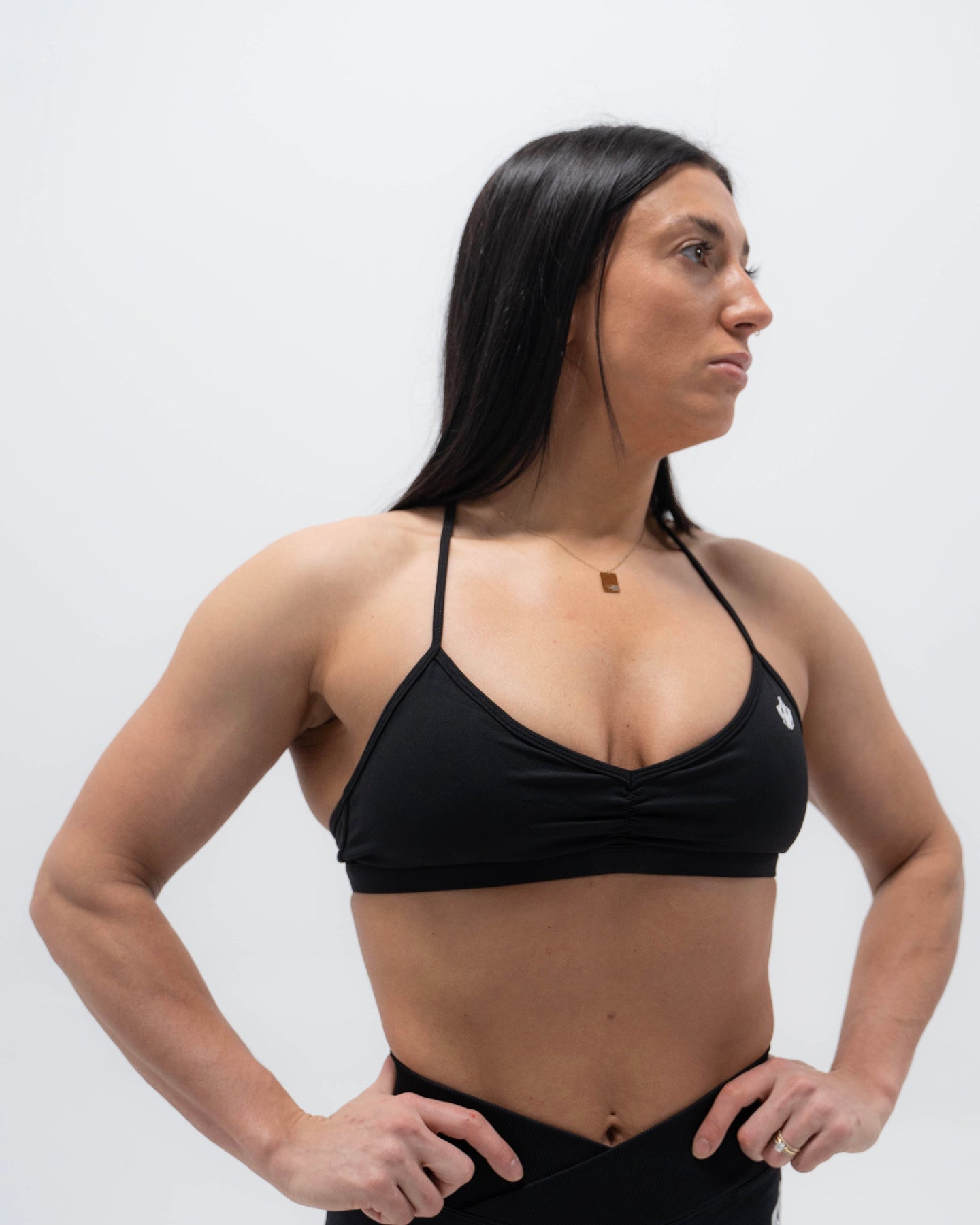 Minimal Badge Bra