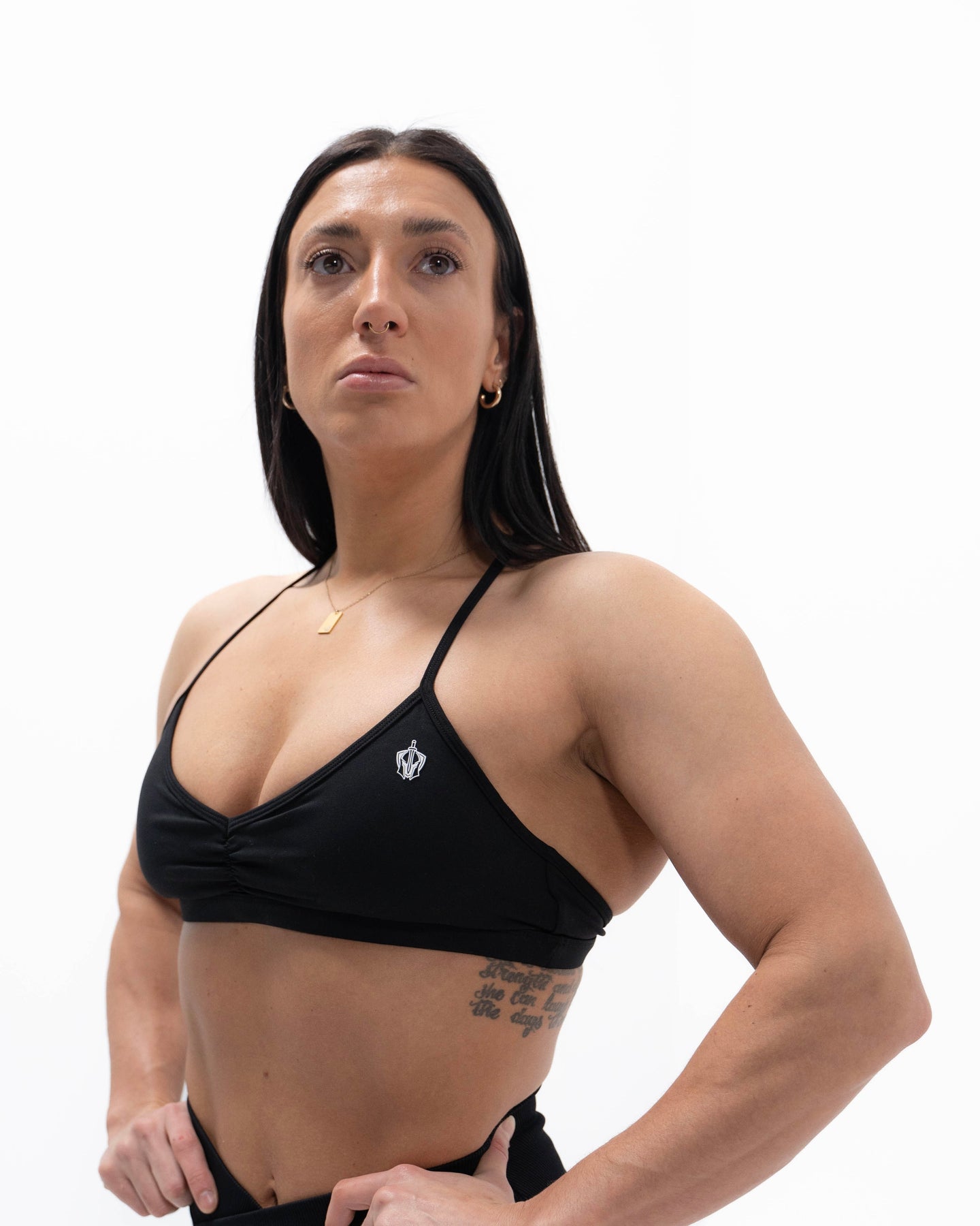 Minimal Badge Bra