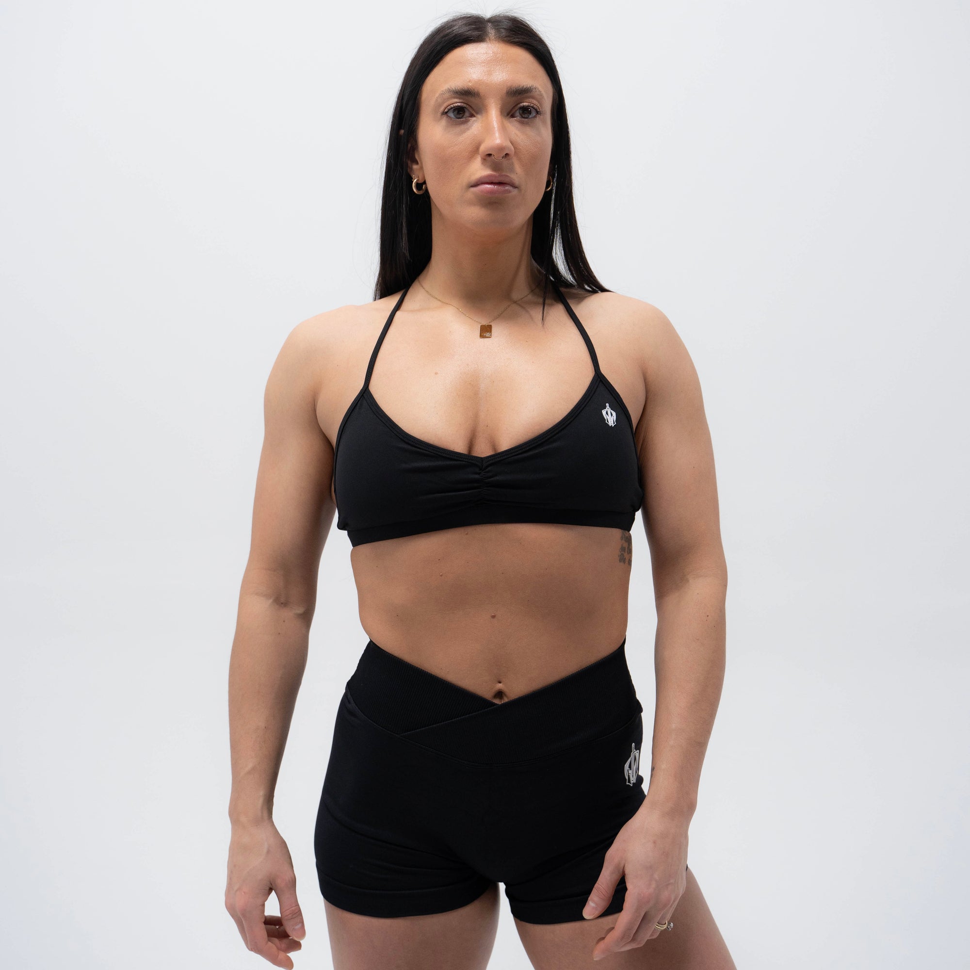 Minimal Badge Bra