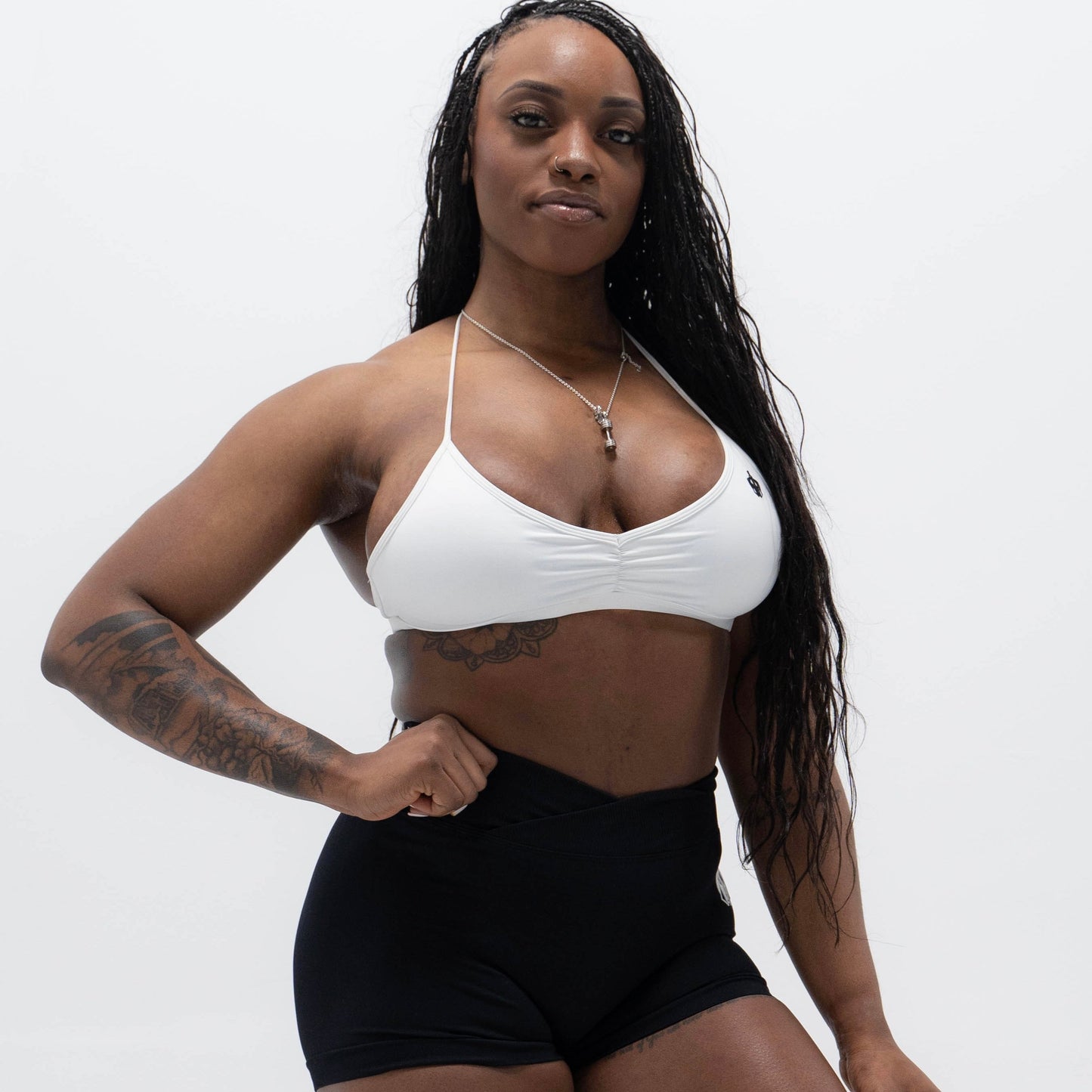 Minimal Badge Bra