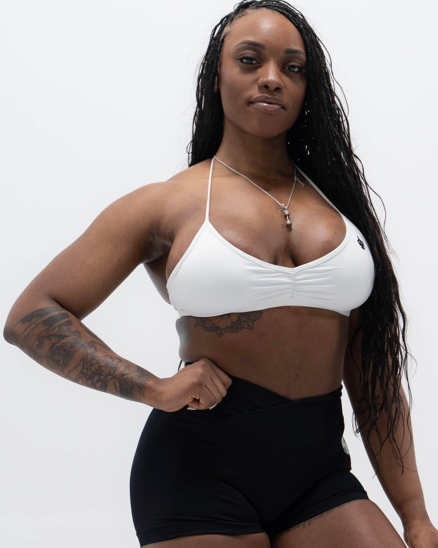 Minimal Badge Bra