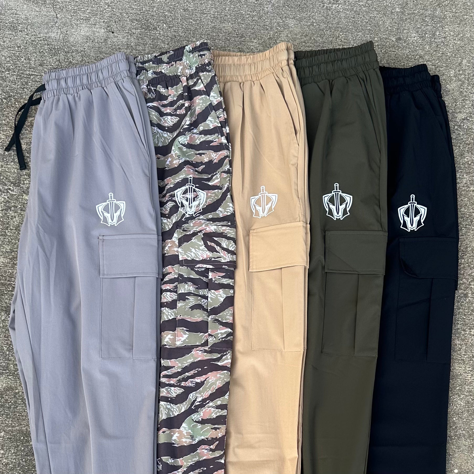 Active Cargo Badge Joggers The Iron Society Apparel Co