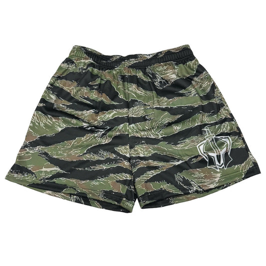 Tiger Camo Badge 5in Inseam Short