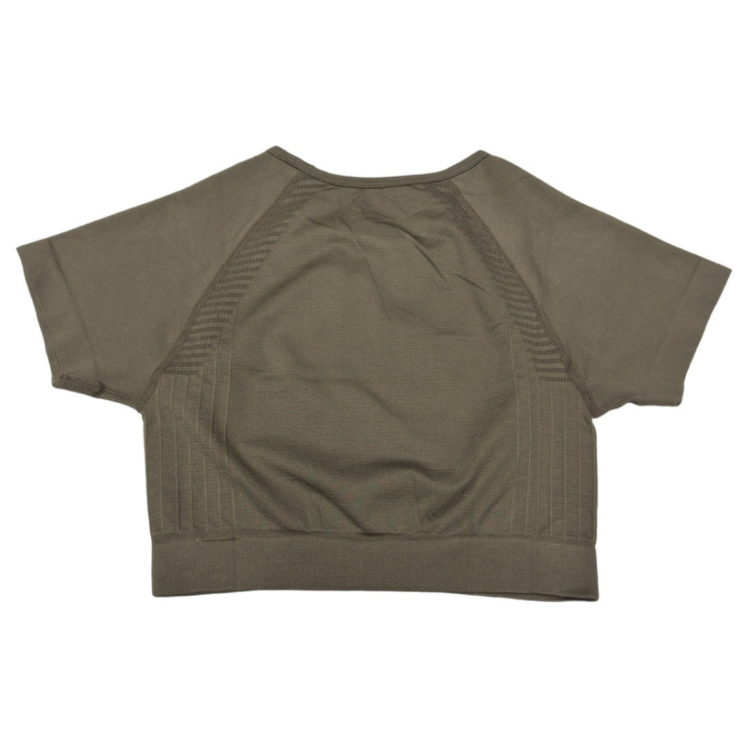 Amplify Badge Compression Crop Top