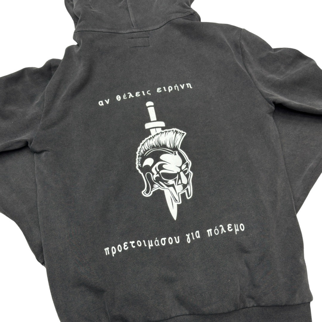 Acid Wash War Hoodie
