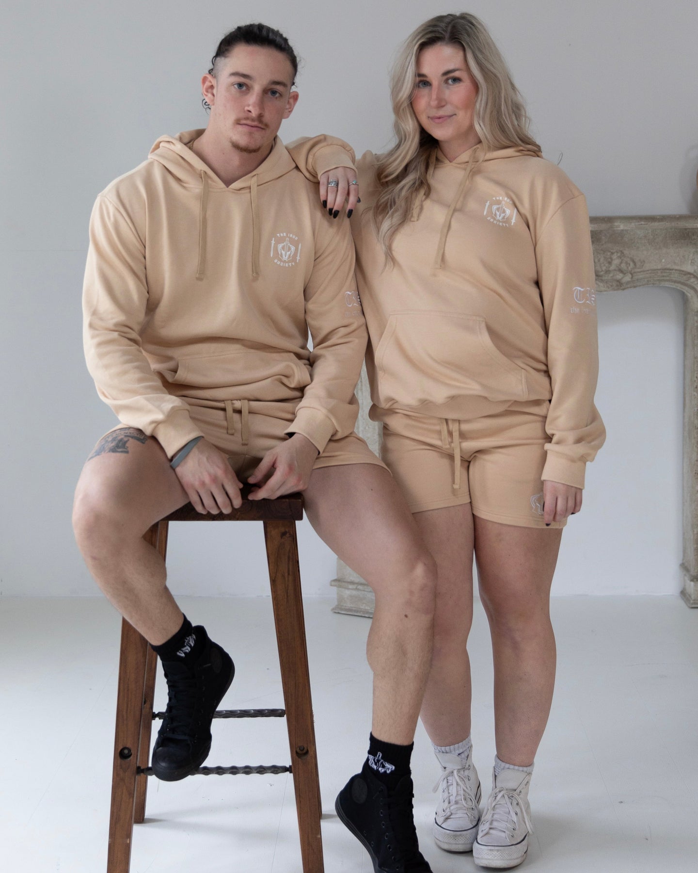 Cream Gladiator Hoodie