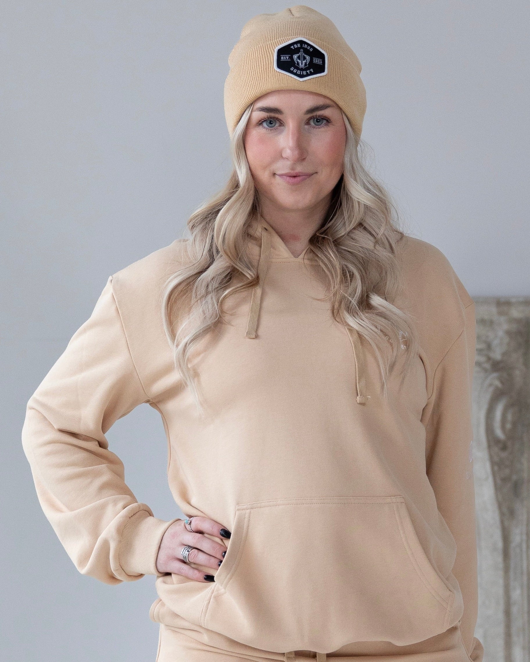 Cream Gladiator Hoodie