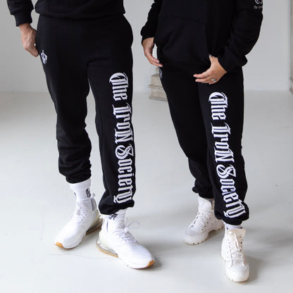 Black Old English TIS Sweatpants