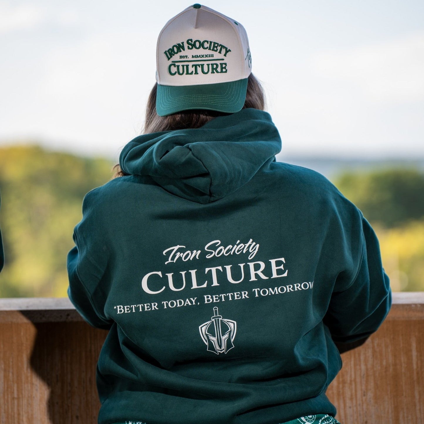 Iron Culture Oversized Hoodie "Green"