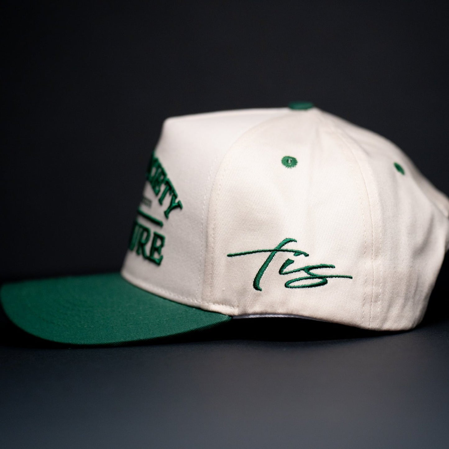 Iron Culture Green & Cream 5 Panel Hat