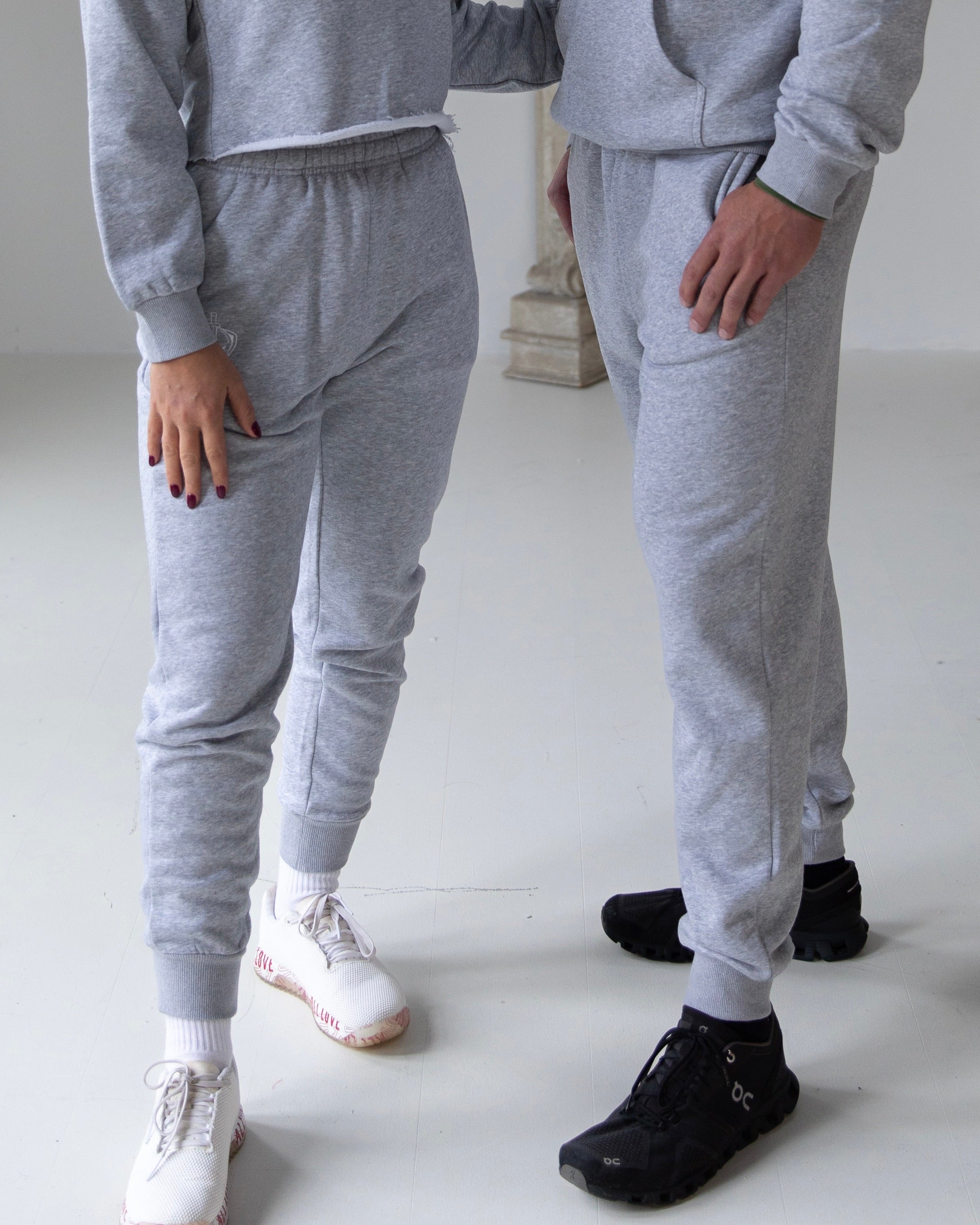 Gray Badge Jogger