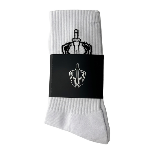 Badge logo crew socks