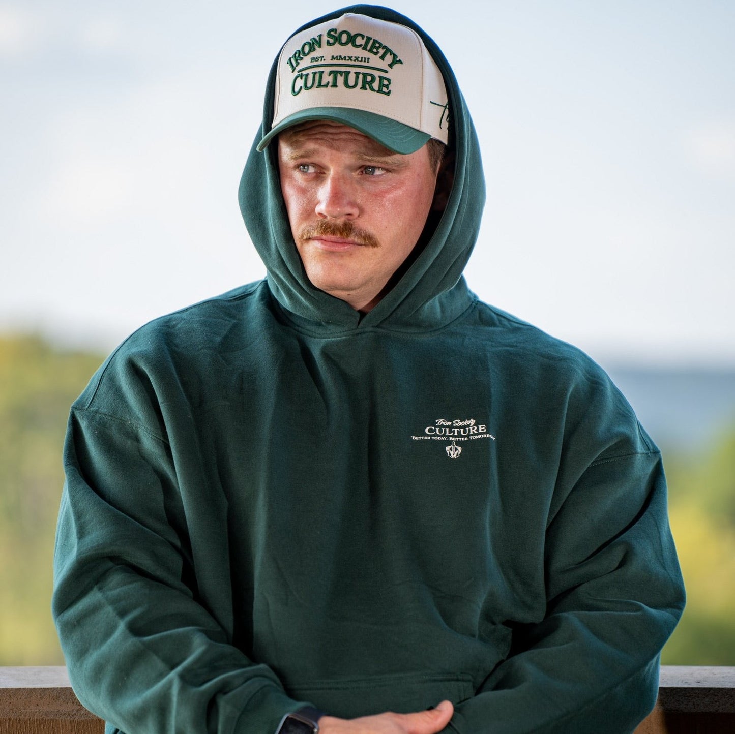 Iron Culture Oversized Hoodie "Green"