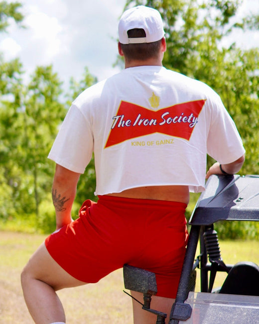 Oversized King Of Gainz Tee Cropped Tee