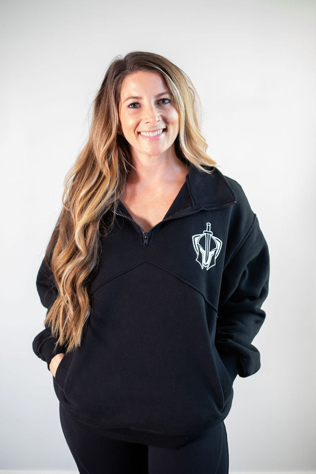 Badge 1/4 Zip Pull Over