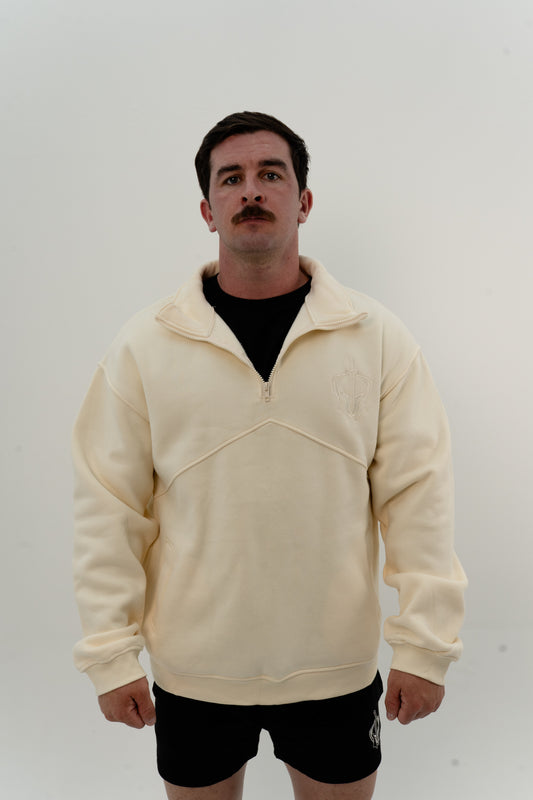 Badge 1/4 Zip Pull Over