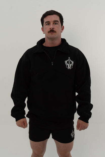 Badge 1/4 Zip Pull Over