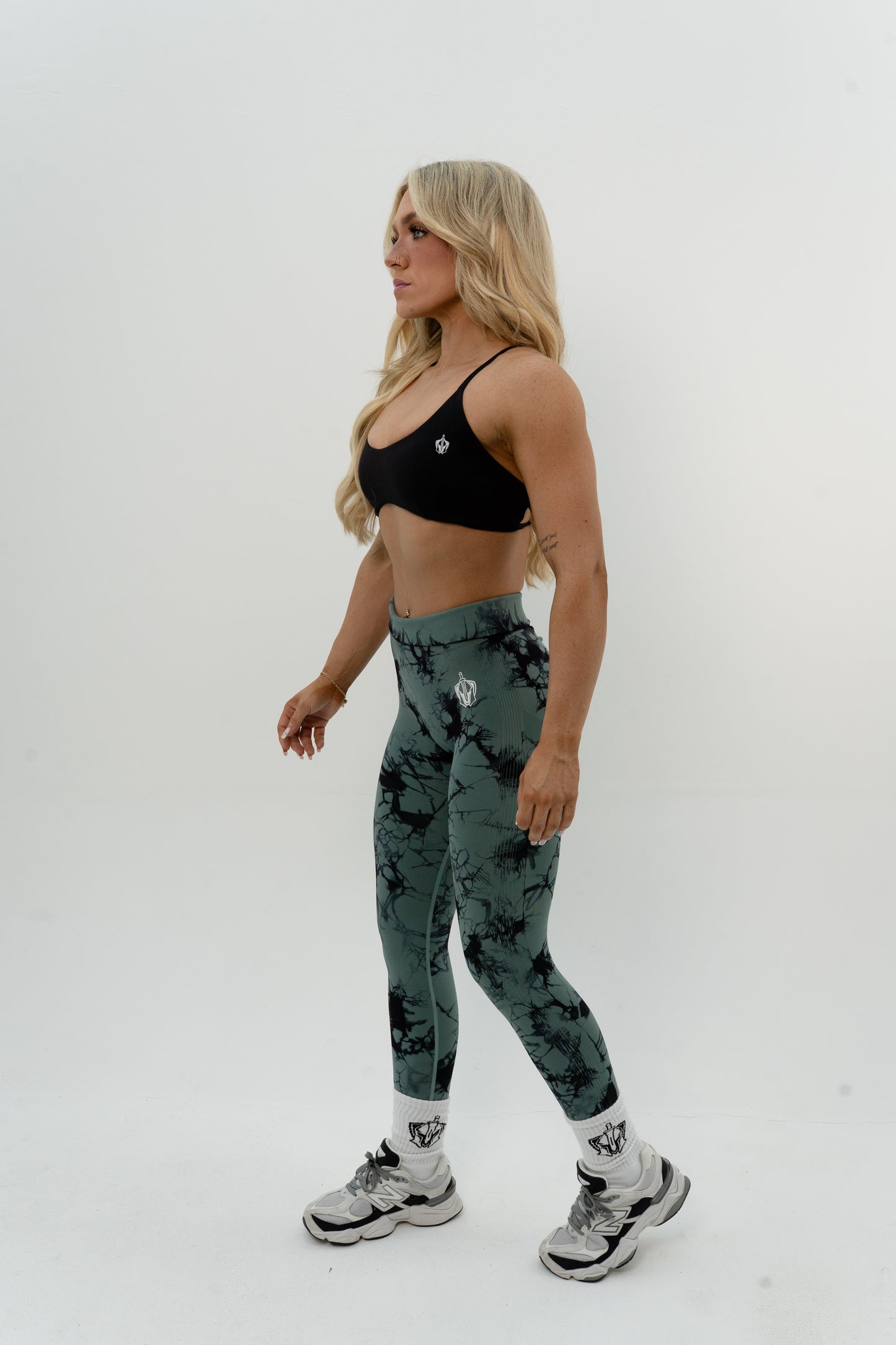 Tie-dye Badge Legging