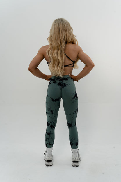 Tie-dye Badge Legging