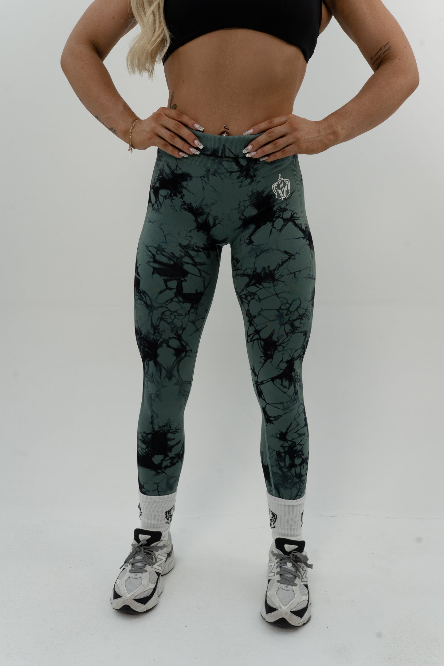 Tie-dye Badge Legging