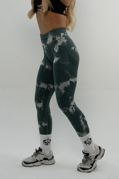 Tie-dye Badge Legging