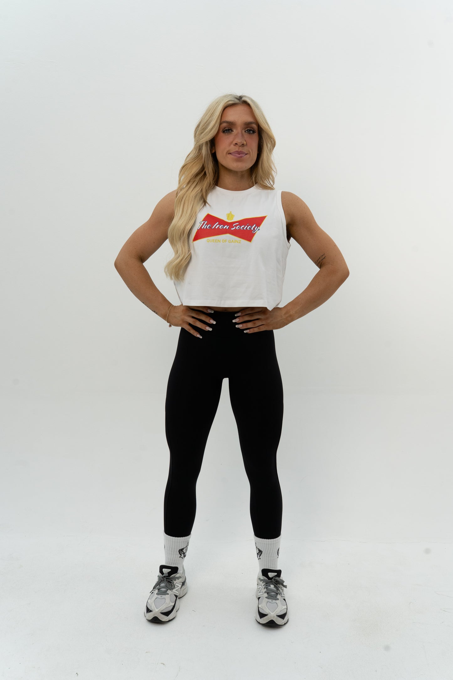Queen Of Gainz Cropped Tank
