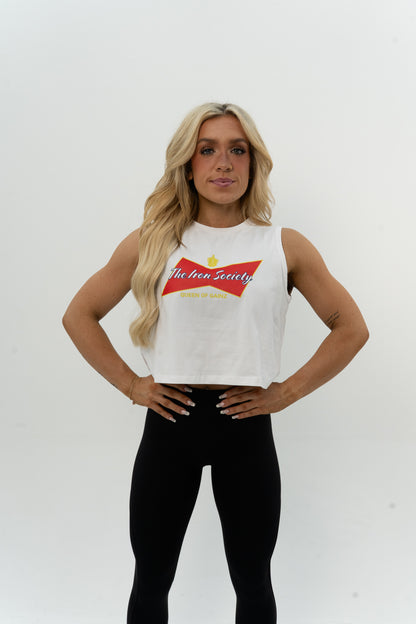 Queen Of Gainz Cropped Tank