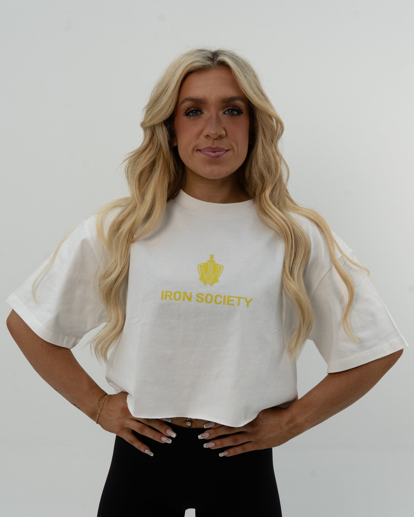 Oversized King Of Gainz Tee Cropped Tee