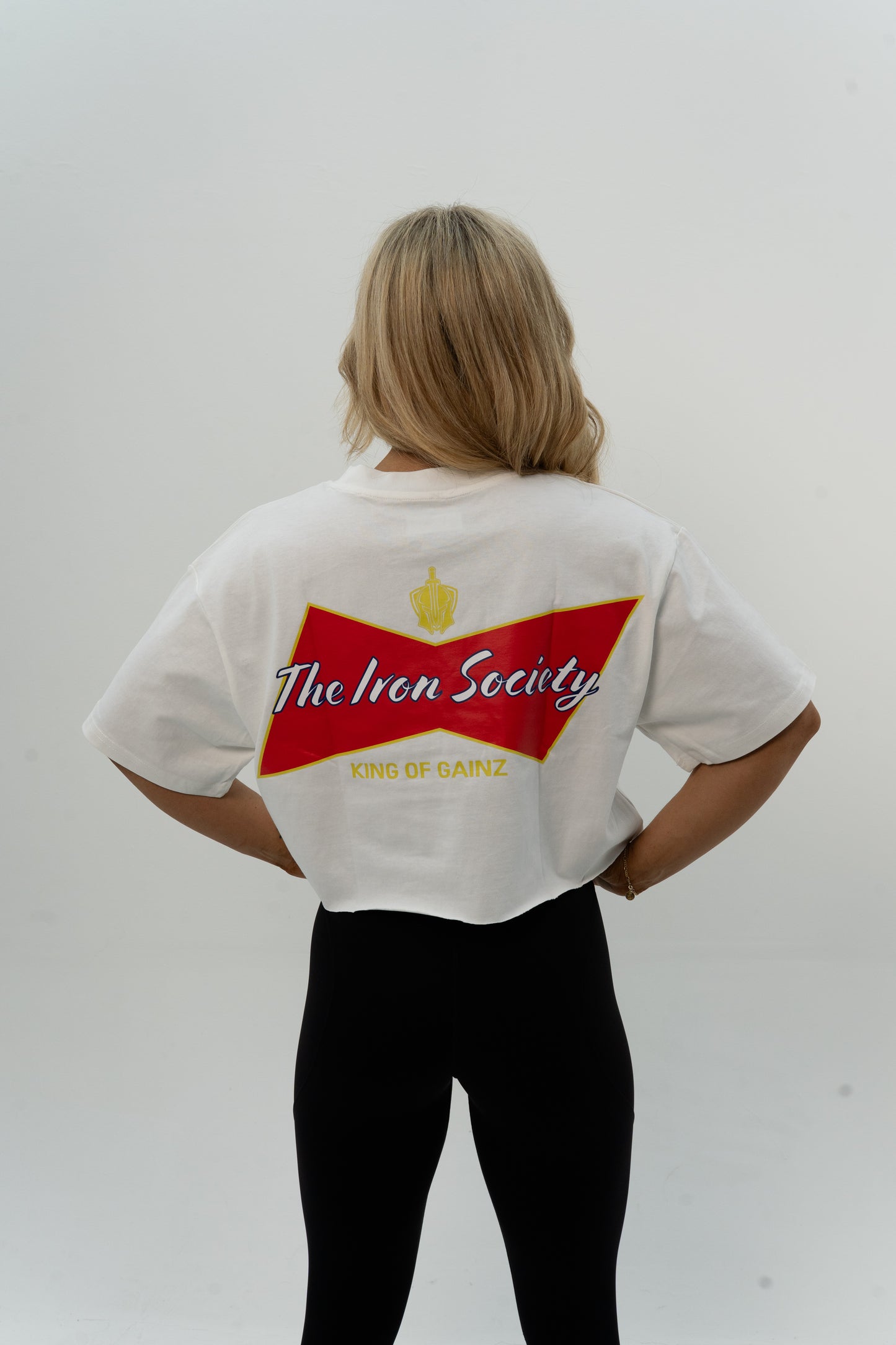 Oversized King Of Gainz Tee Cropped Tee