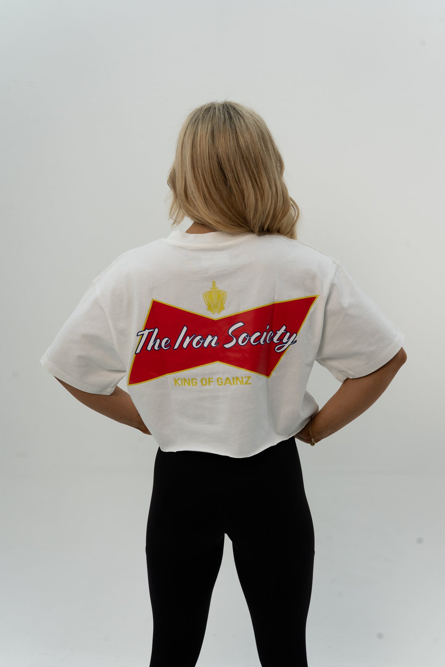 Oversized King Of Gainz Tee Cropped Tee