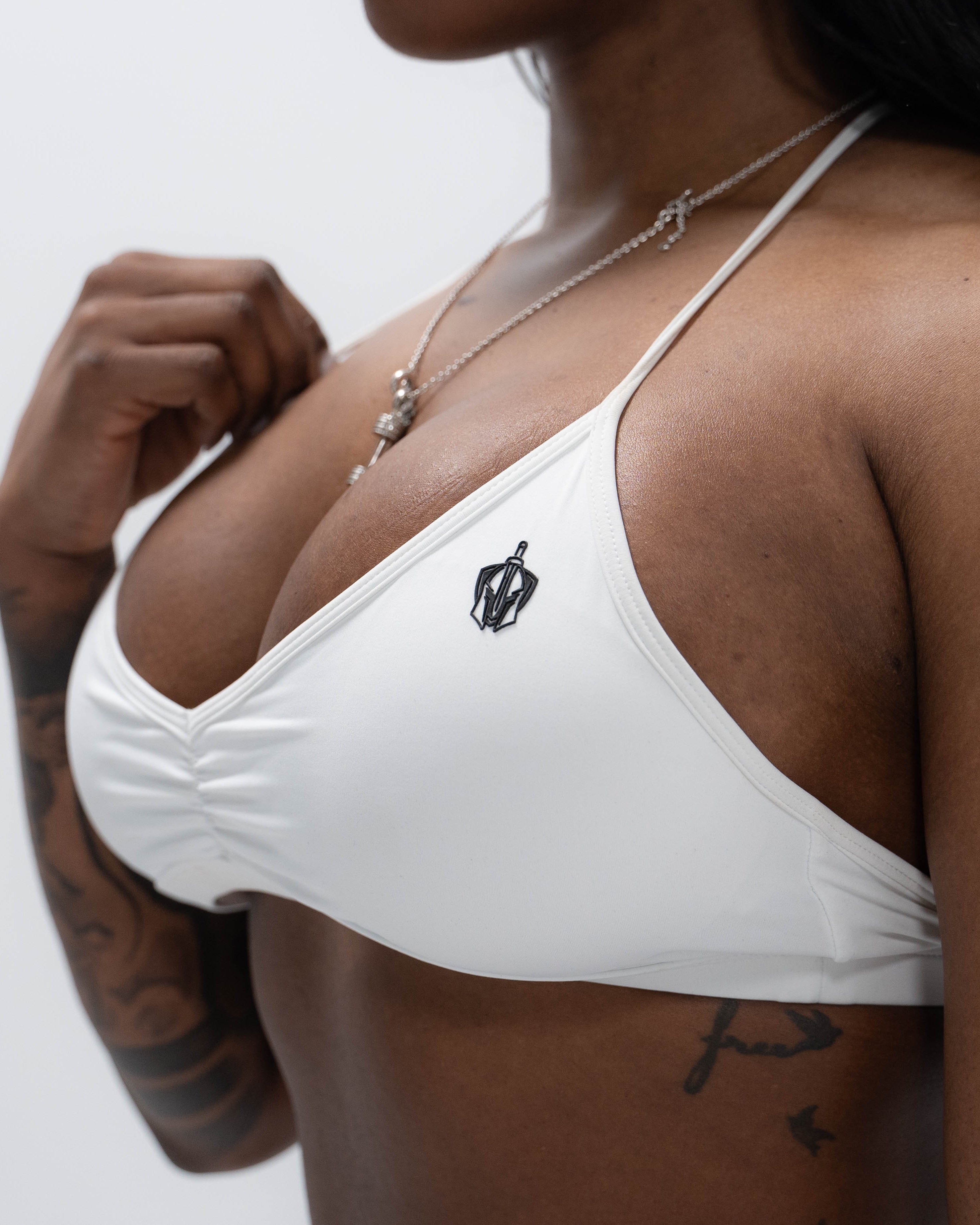 Minimal Badge Bra