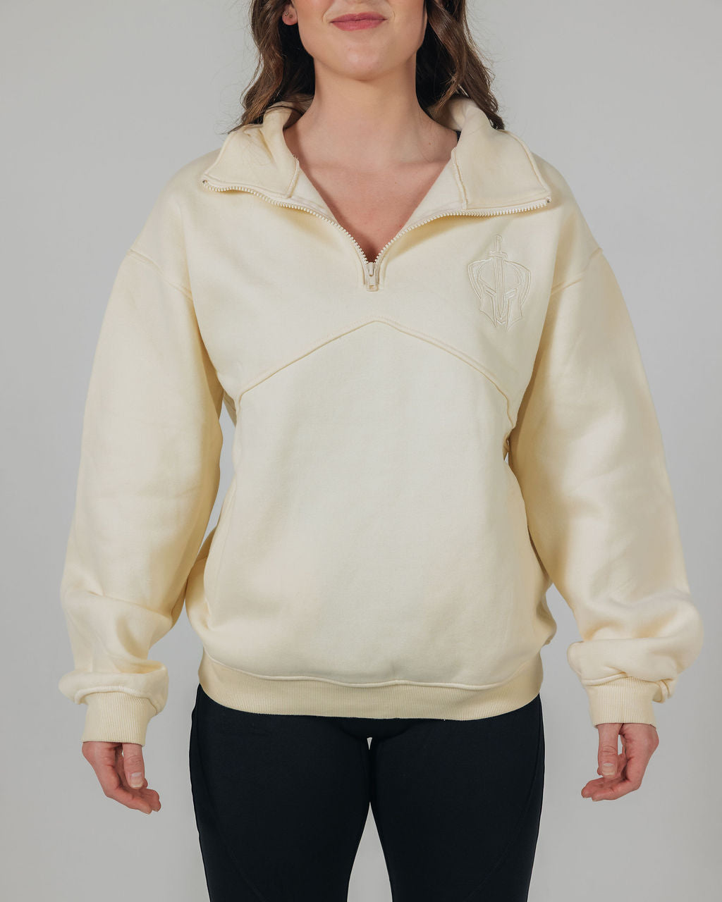 Badge 1/4 Zip Pull Over