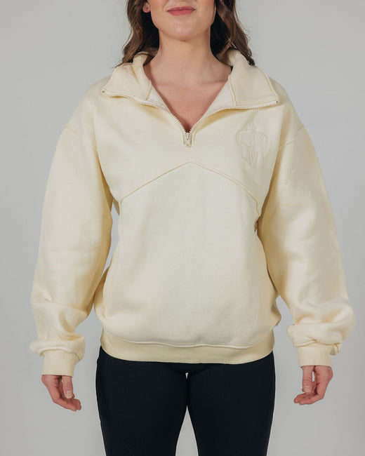 Badge 1/4 Zip Pull Over