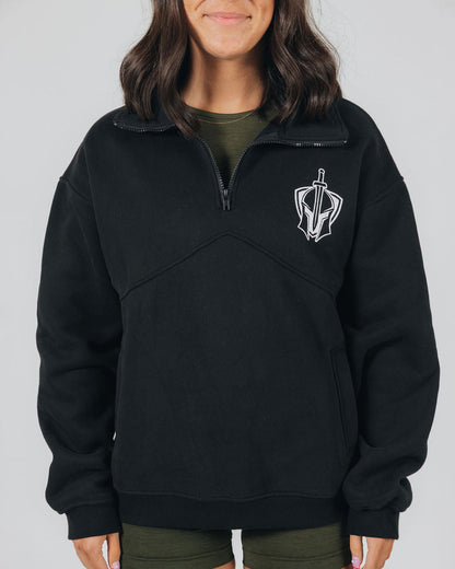 Badge 1/4 Zip Pull Over