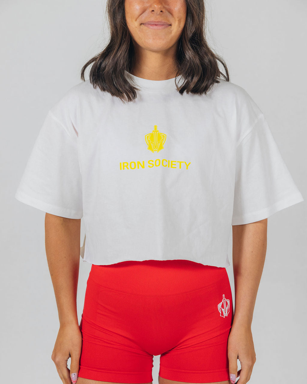 Oversized King Of Gainz Tee Cropped Tee