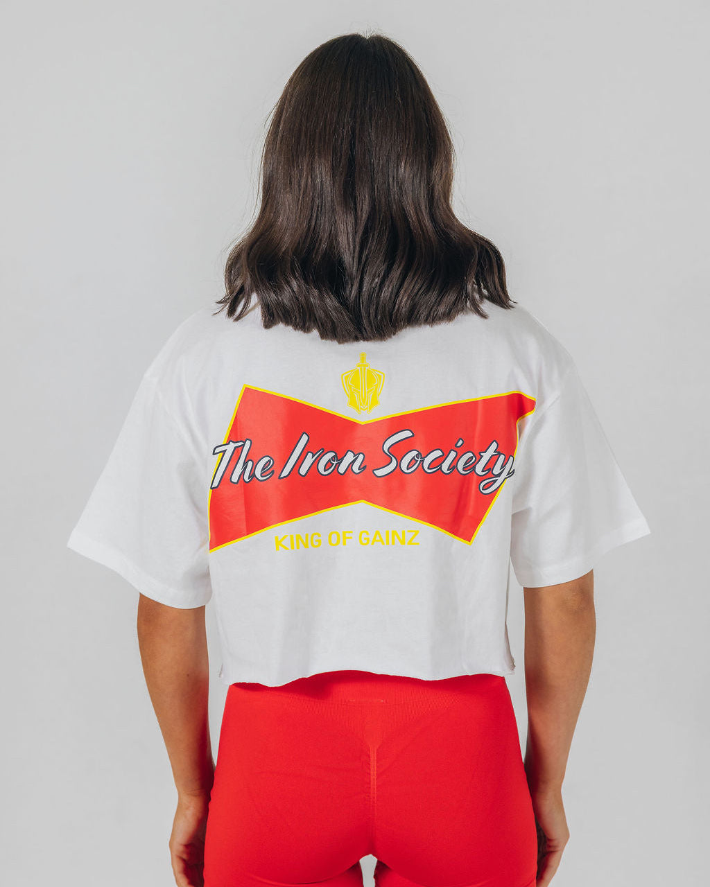 Oversized King Of Gainz Tee Cropped Tee