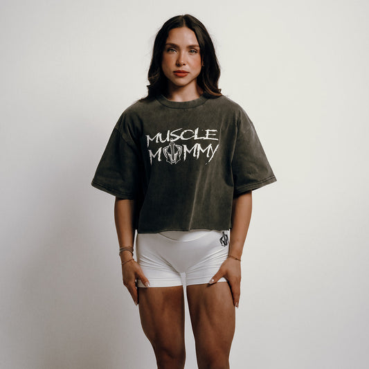 Muscle Mommy Cropped Tee