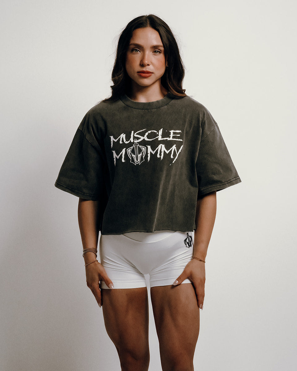 Muscle Mommy Cropped Tee