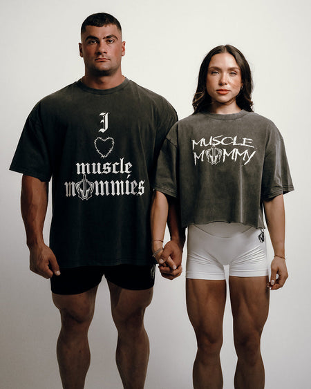 Muscle Mommy Cropped Tee